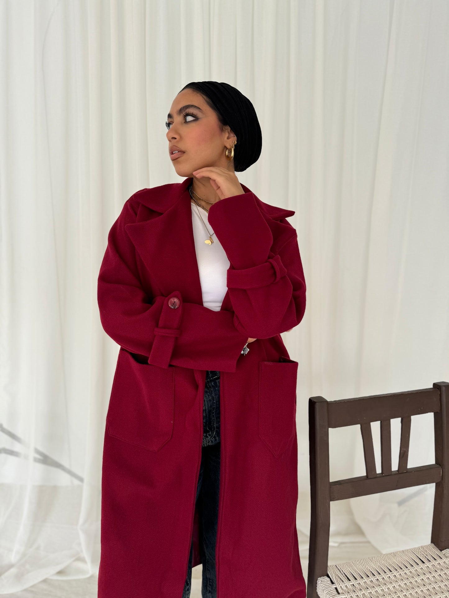 Burgandy Coat