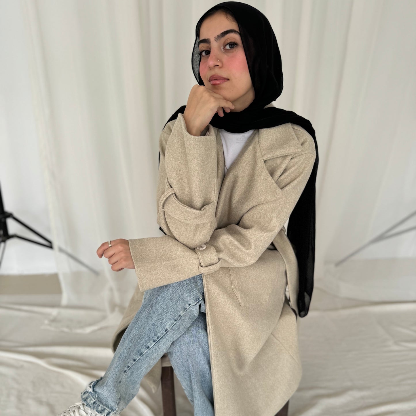 Beige Coat
