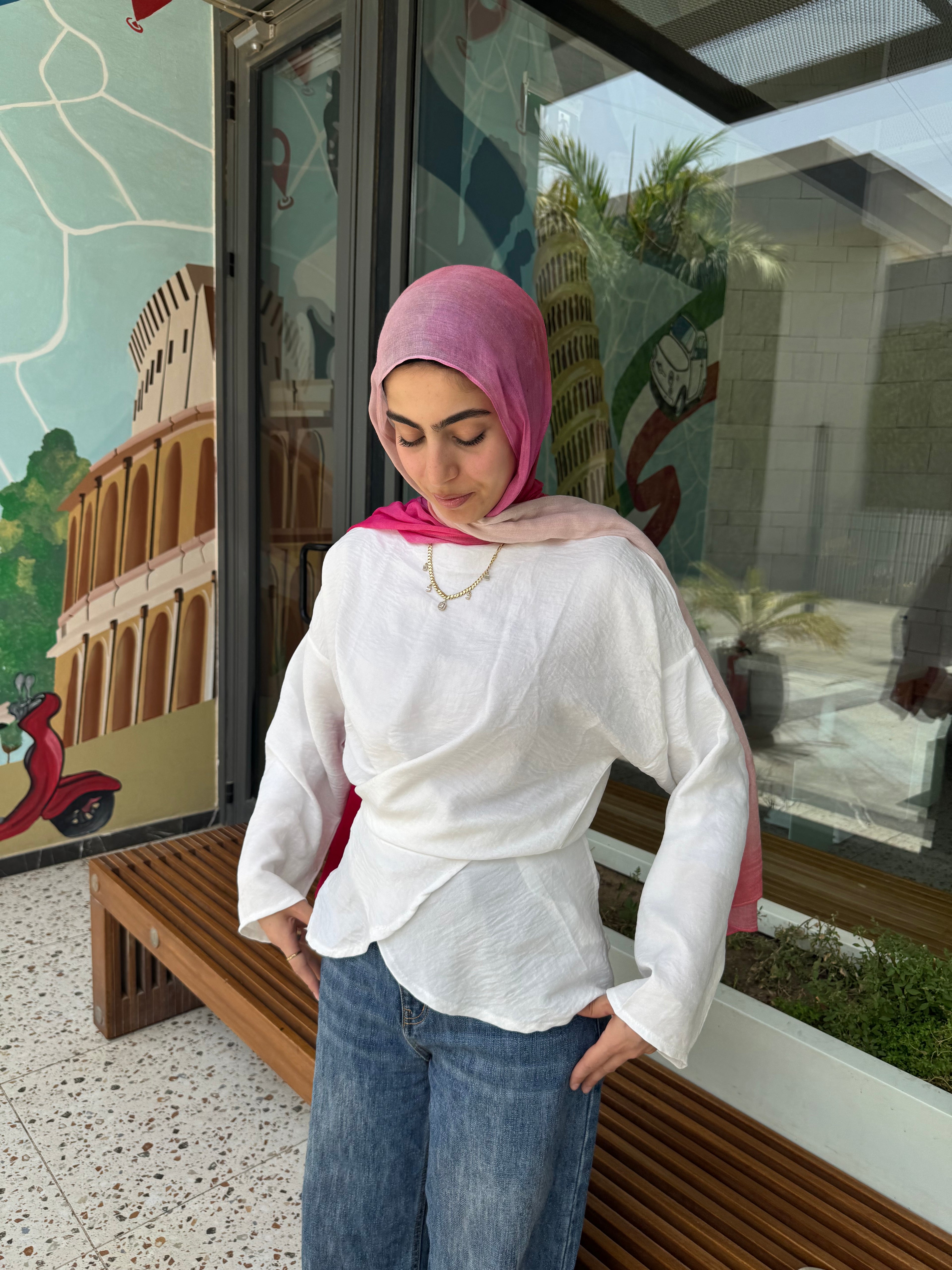 Wrap Tie Blouse in White (pre-order)