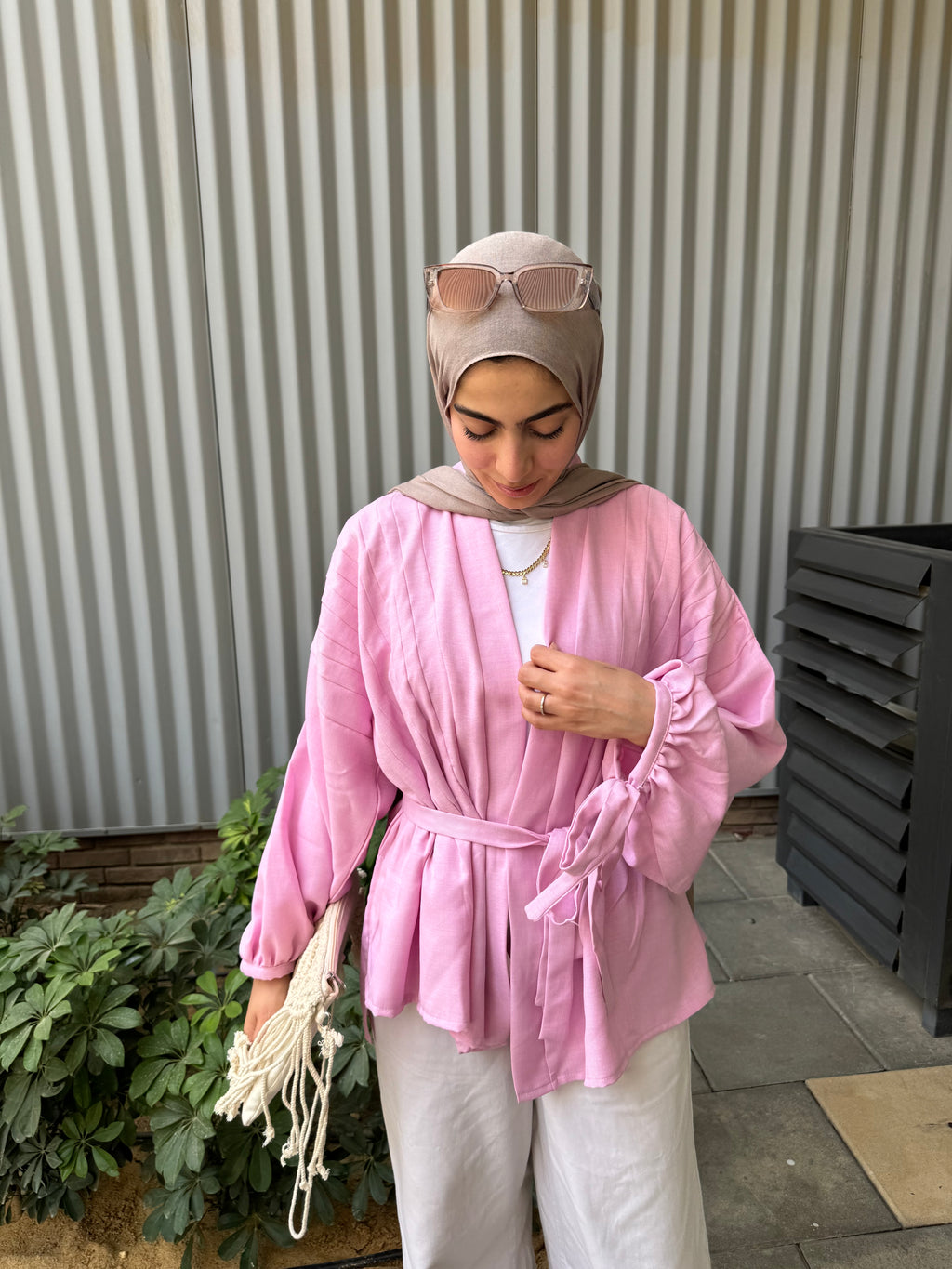 Bloom Cardigan in Pink
