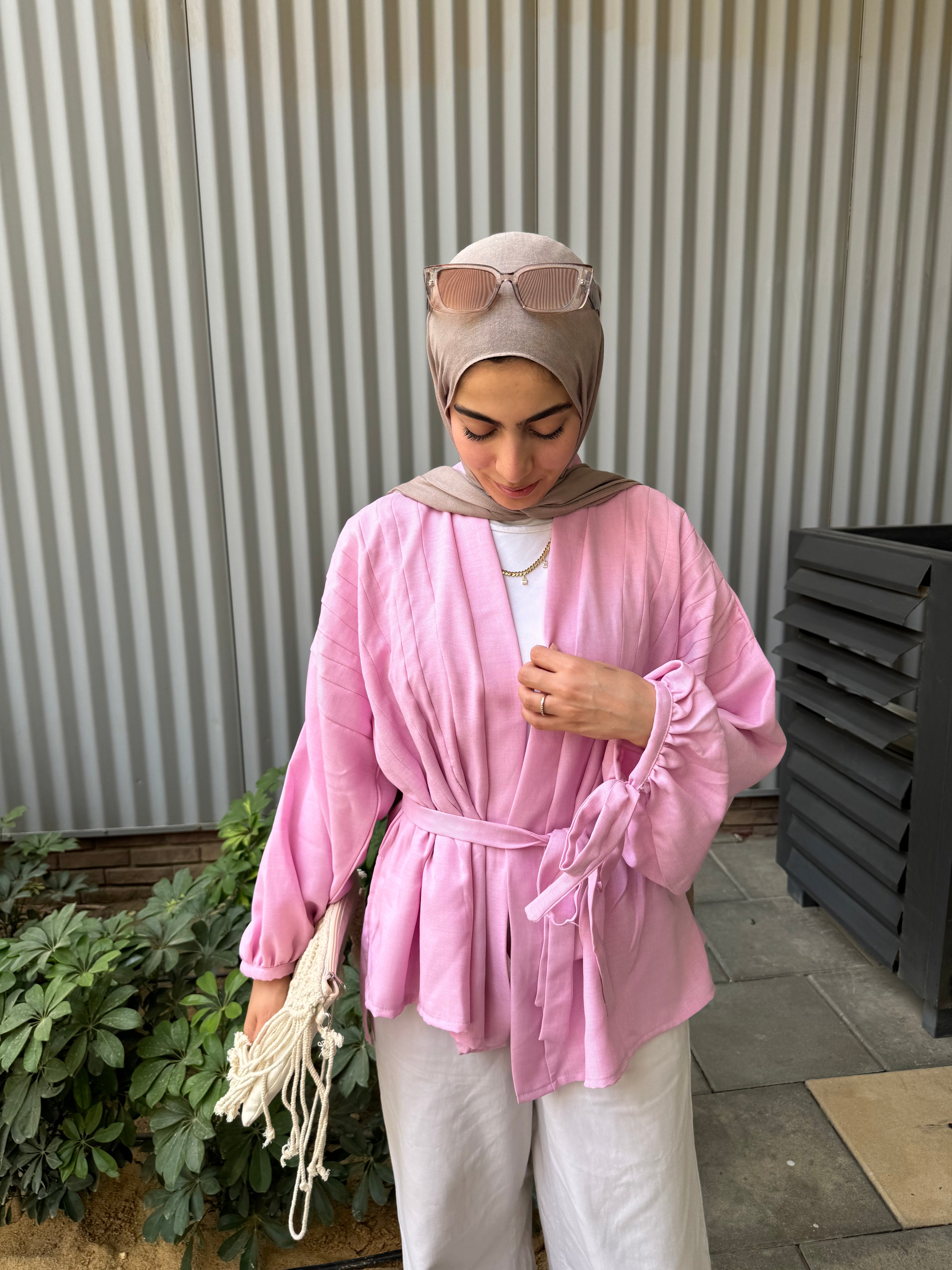 Bloom Cardigan in Pink