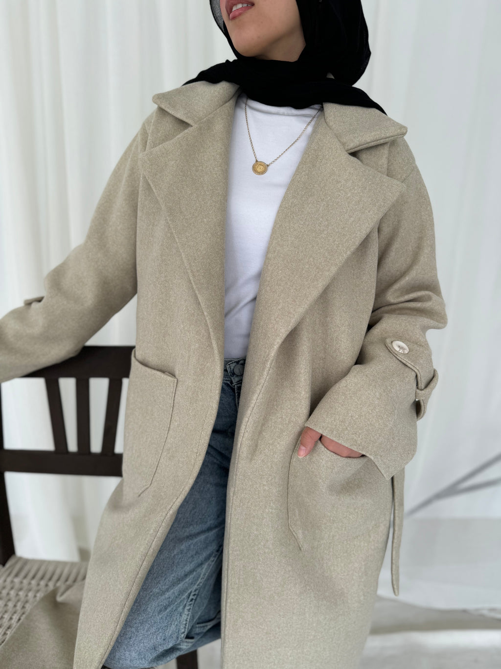 Beige Coat