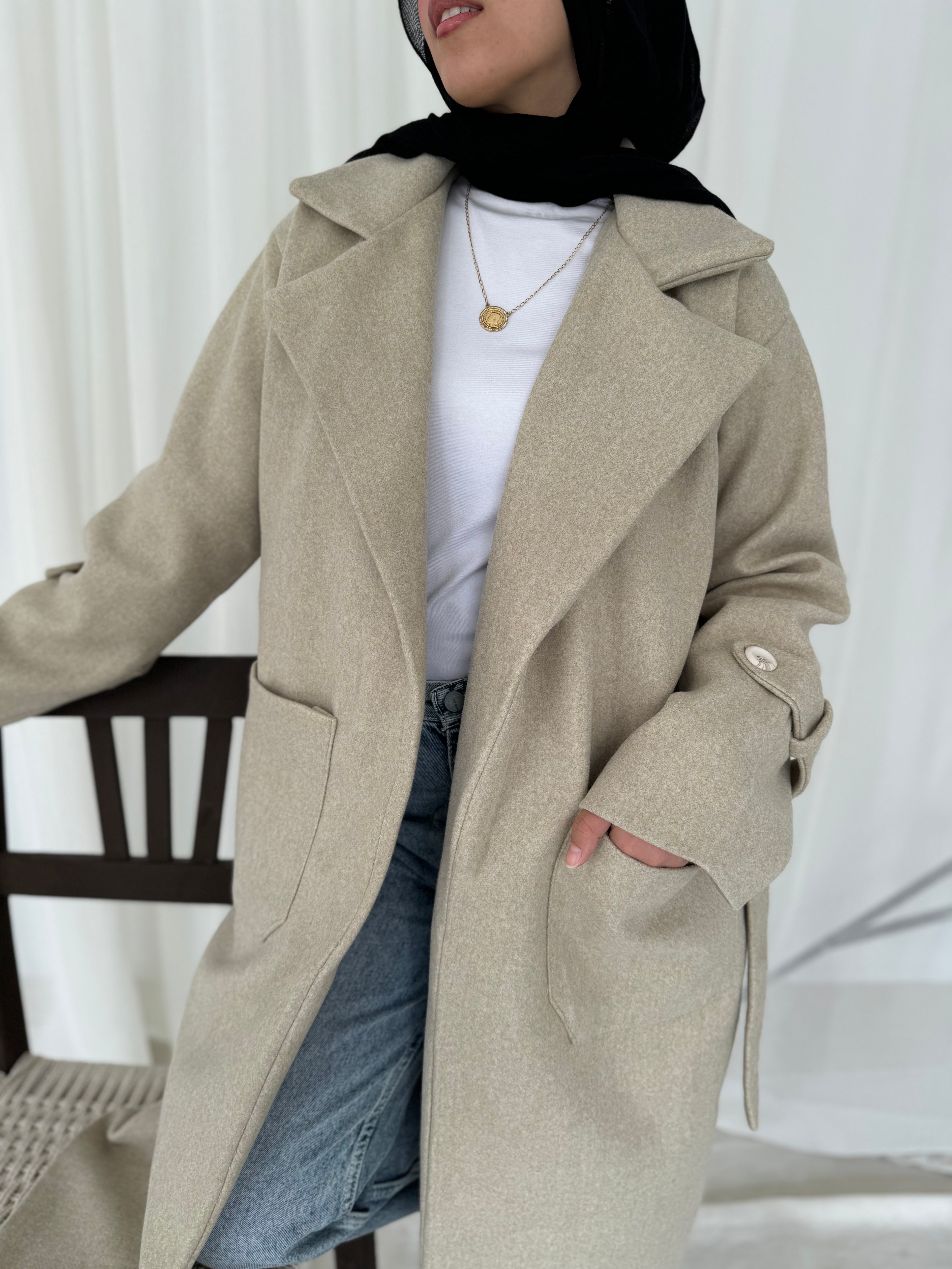 Beige Coat