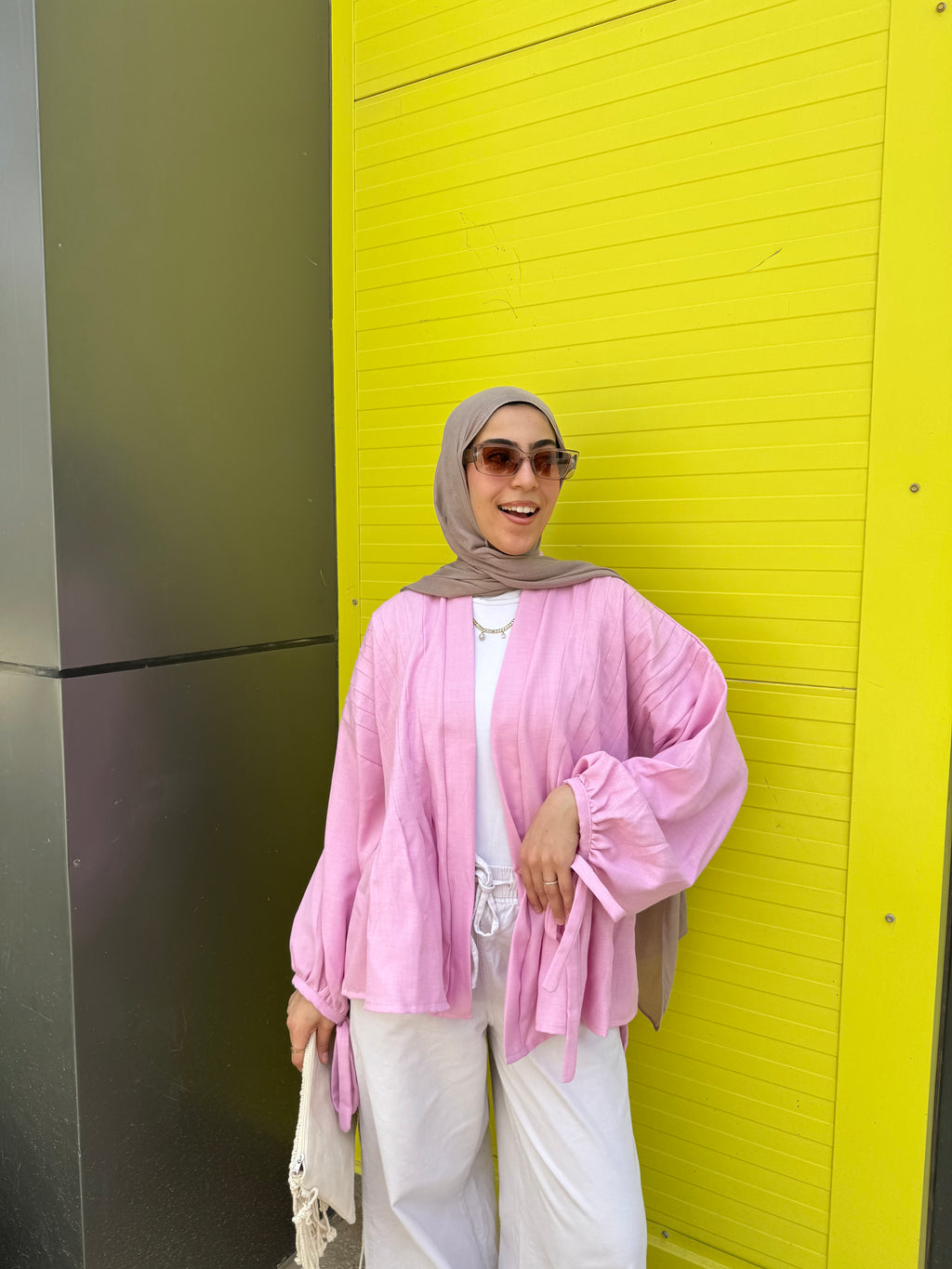 Bloom Cardigan in Pink