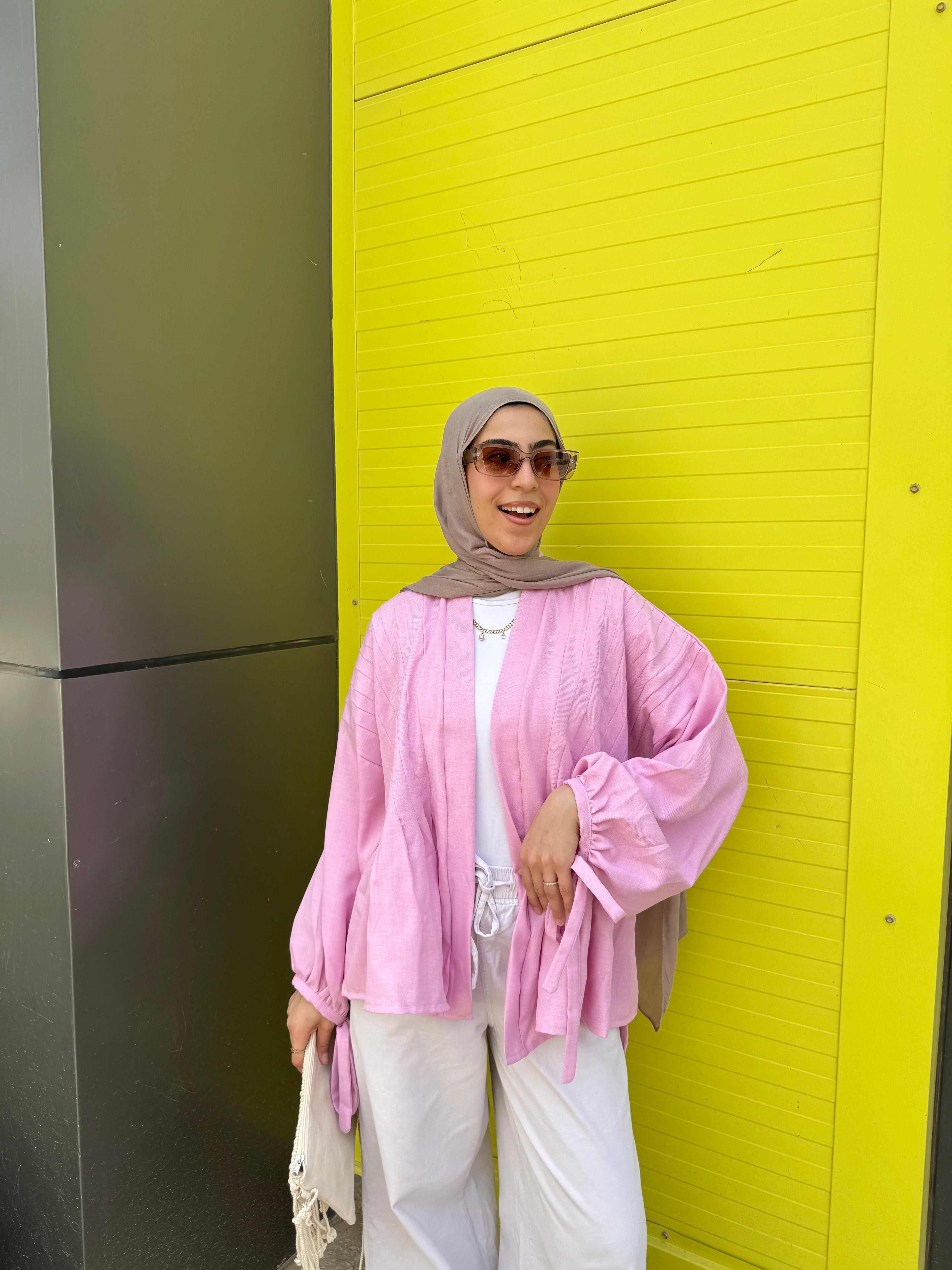 Bloom Cardigan in Pink