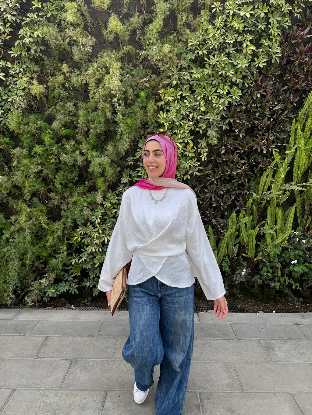 Wrap Tie Blouse in White (pre-order)