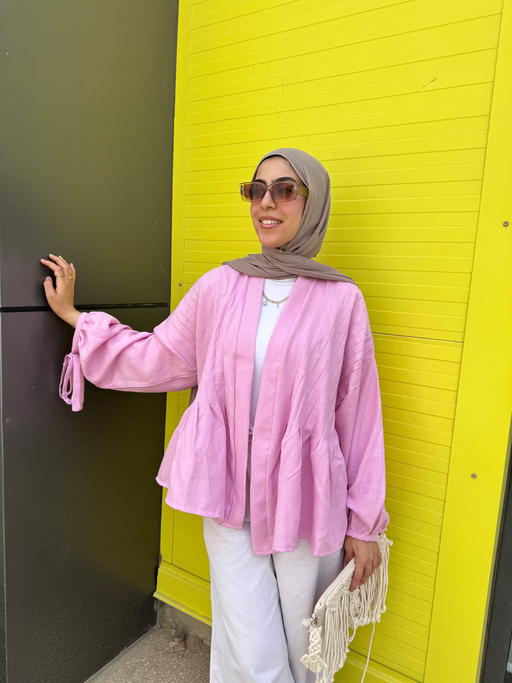 Bloom Cardigan in Pink