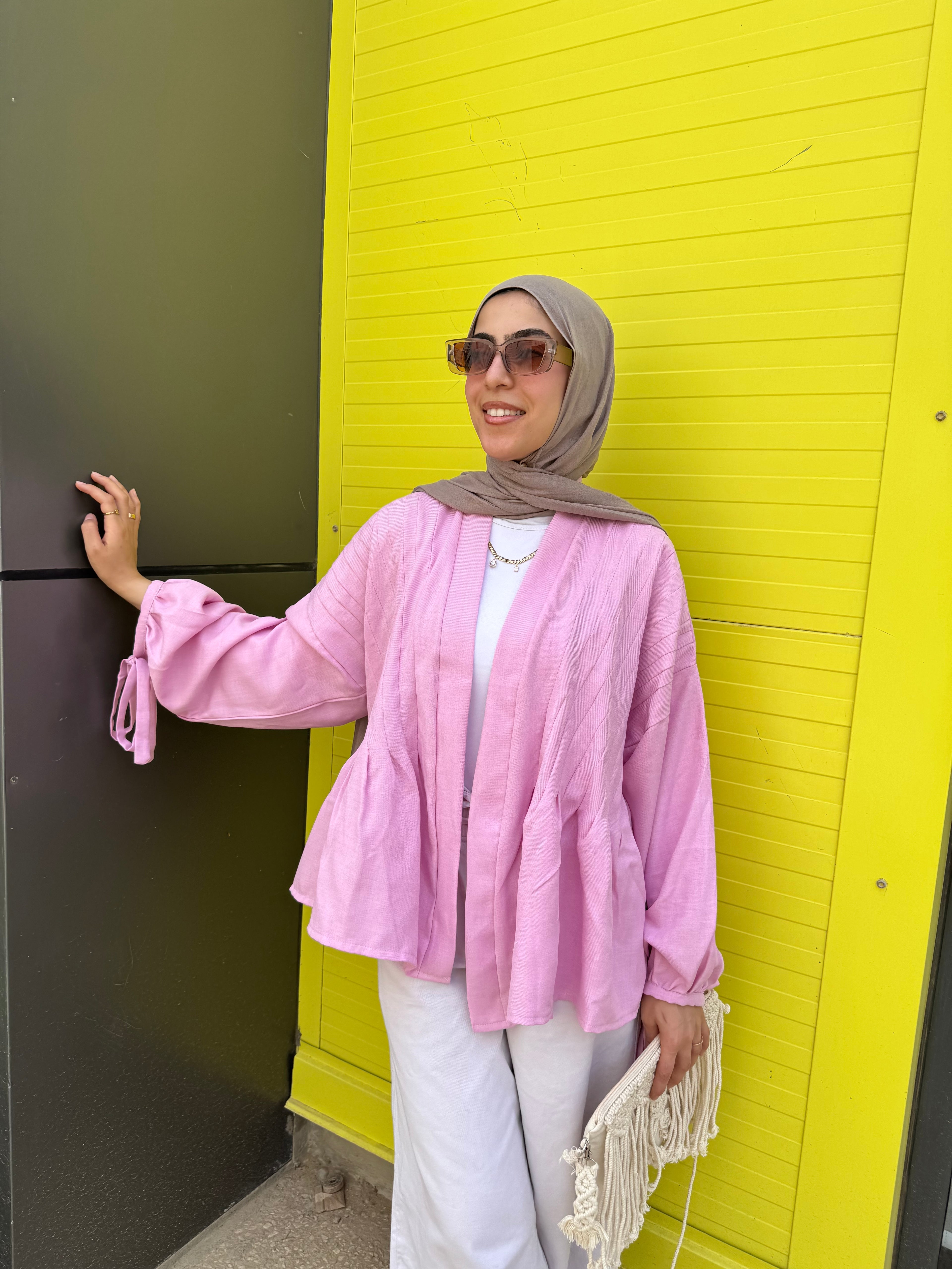 Bloom Cardigan in Pink
