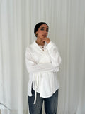 Wrapped Pullover in Off-white