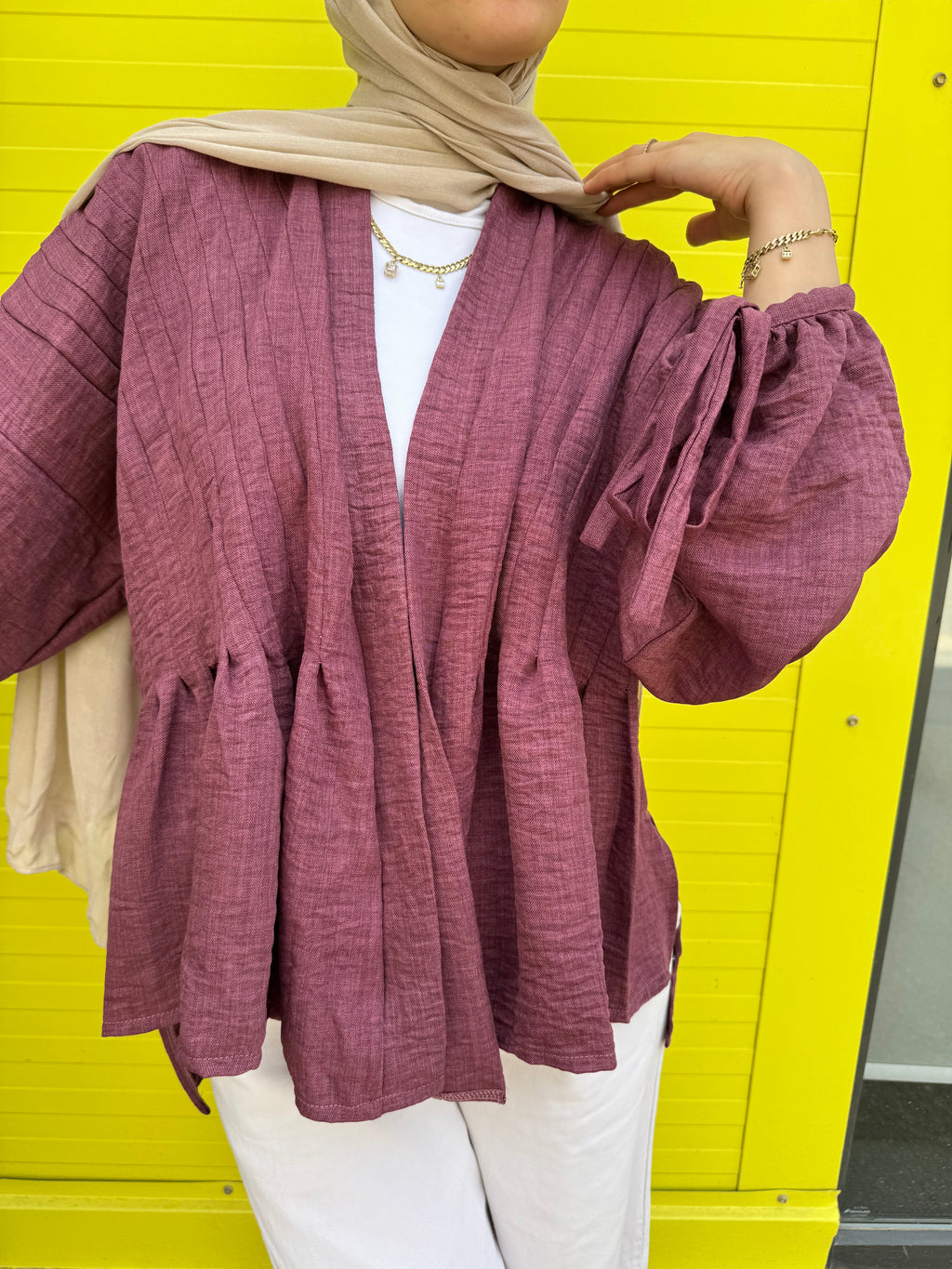 Bloom Cardigan in Dust Pink (pre-order)
