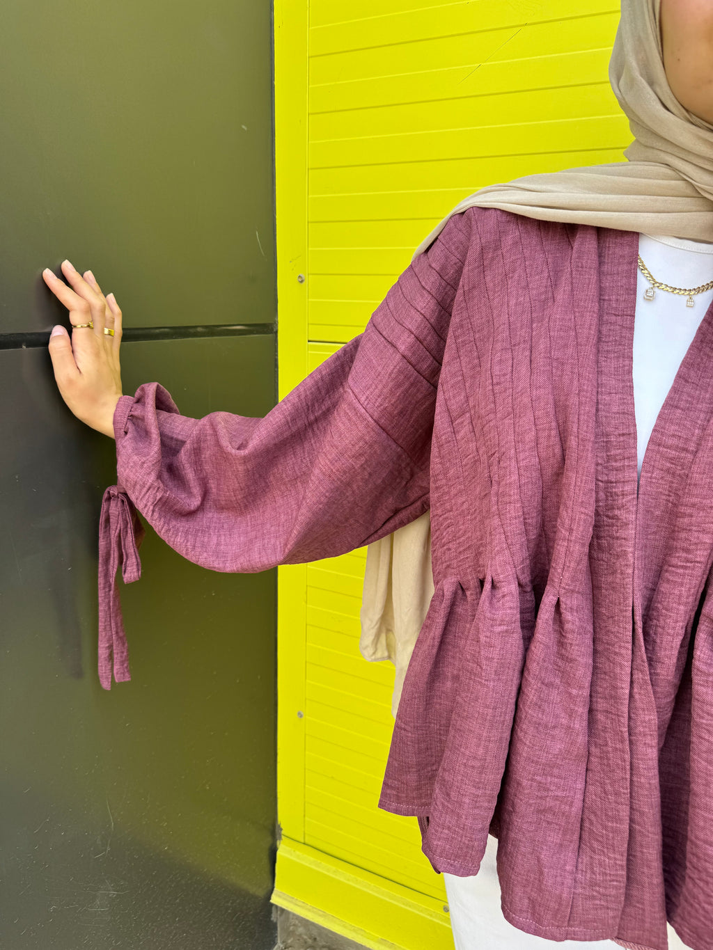 Bloom Cardigan in Dust Pink (pre-order)