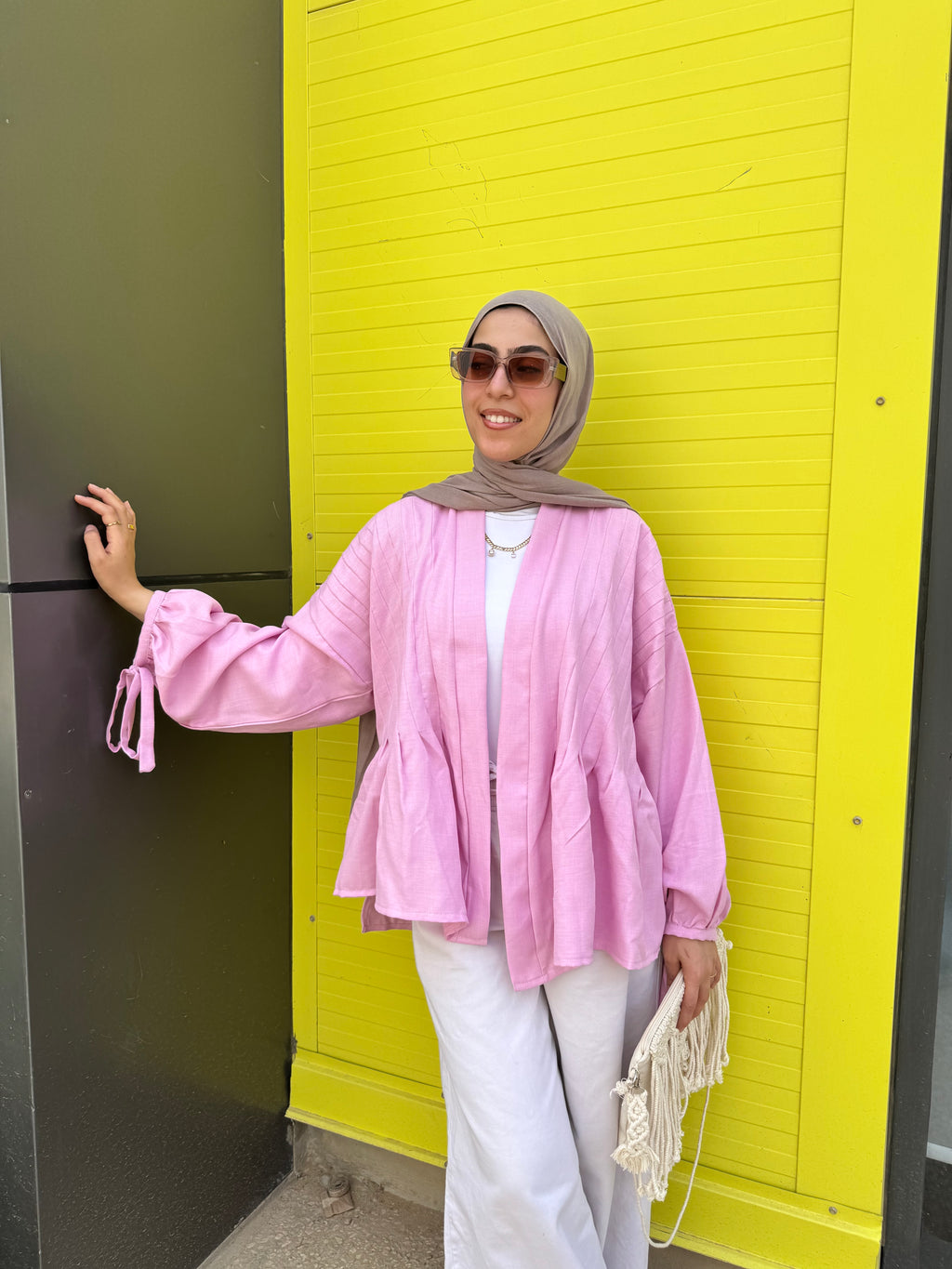 Bloom Cardigan in Pink