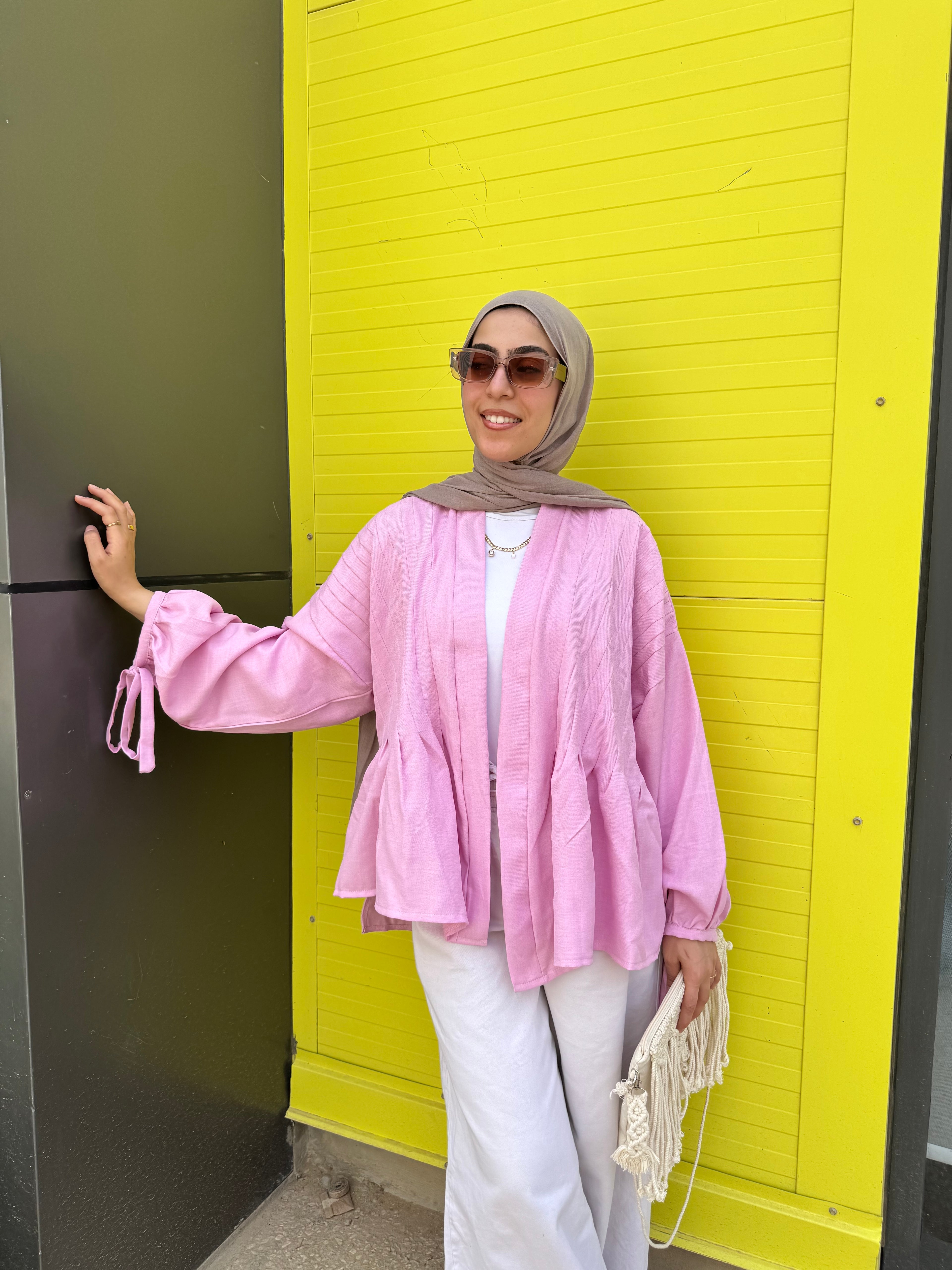 Bloom Cardigan in Pink