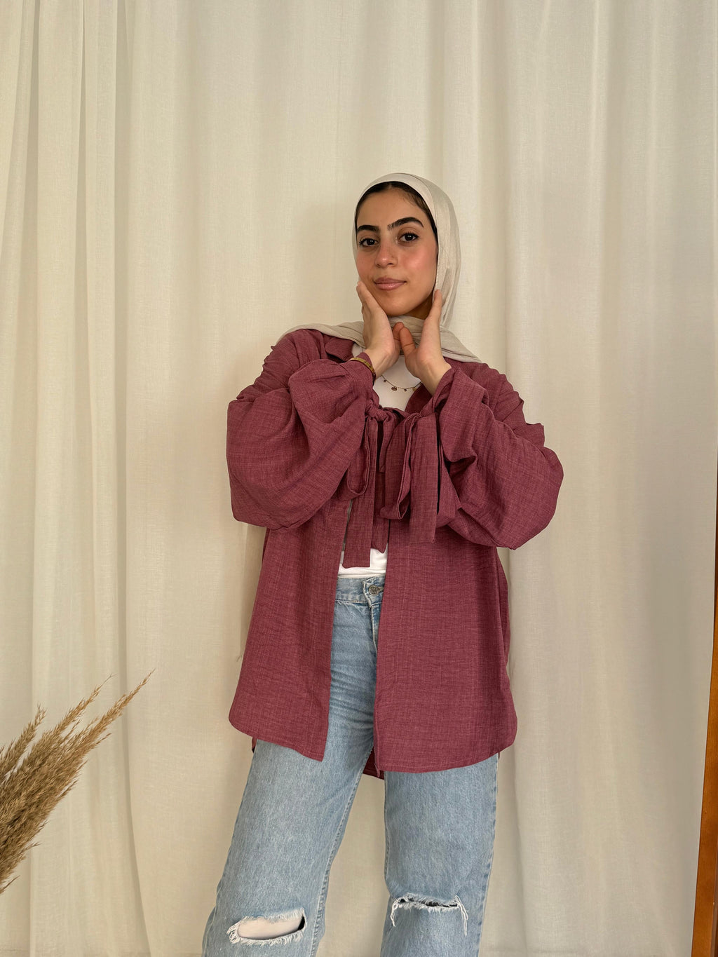 Joud Shirt in Dust Pink