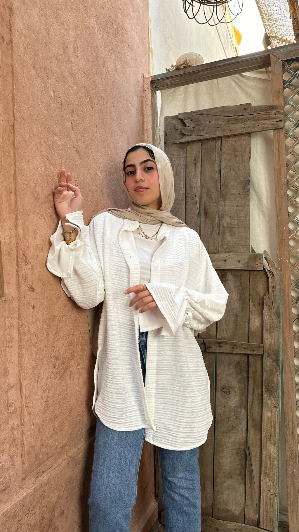 Bella Shirt in White