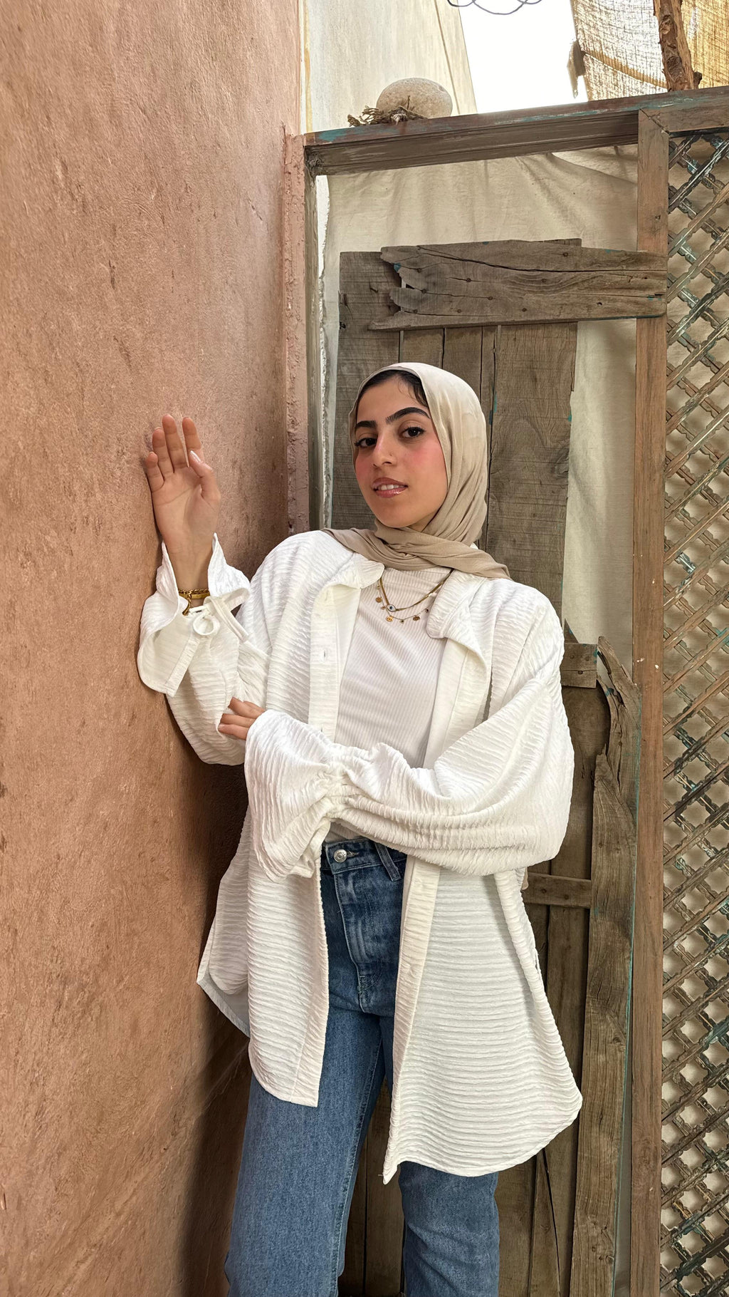 Bella Shirt in White