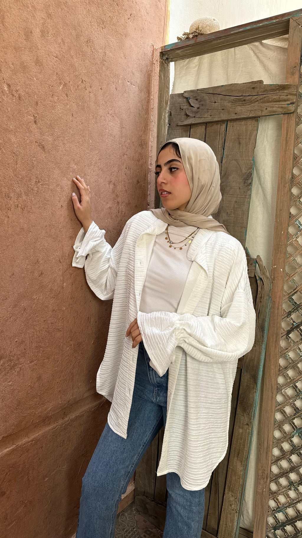 Bella Shirt in White