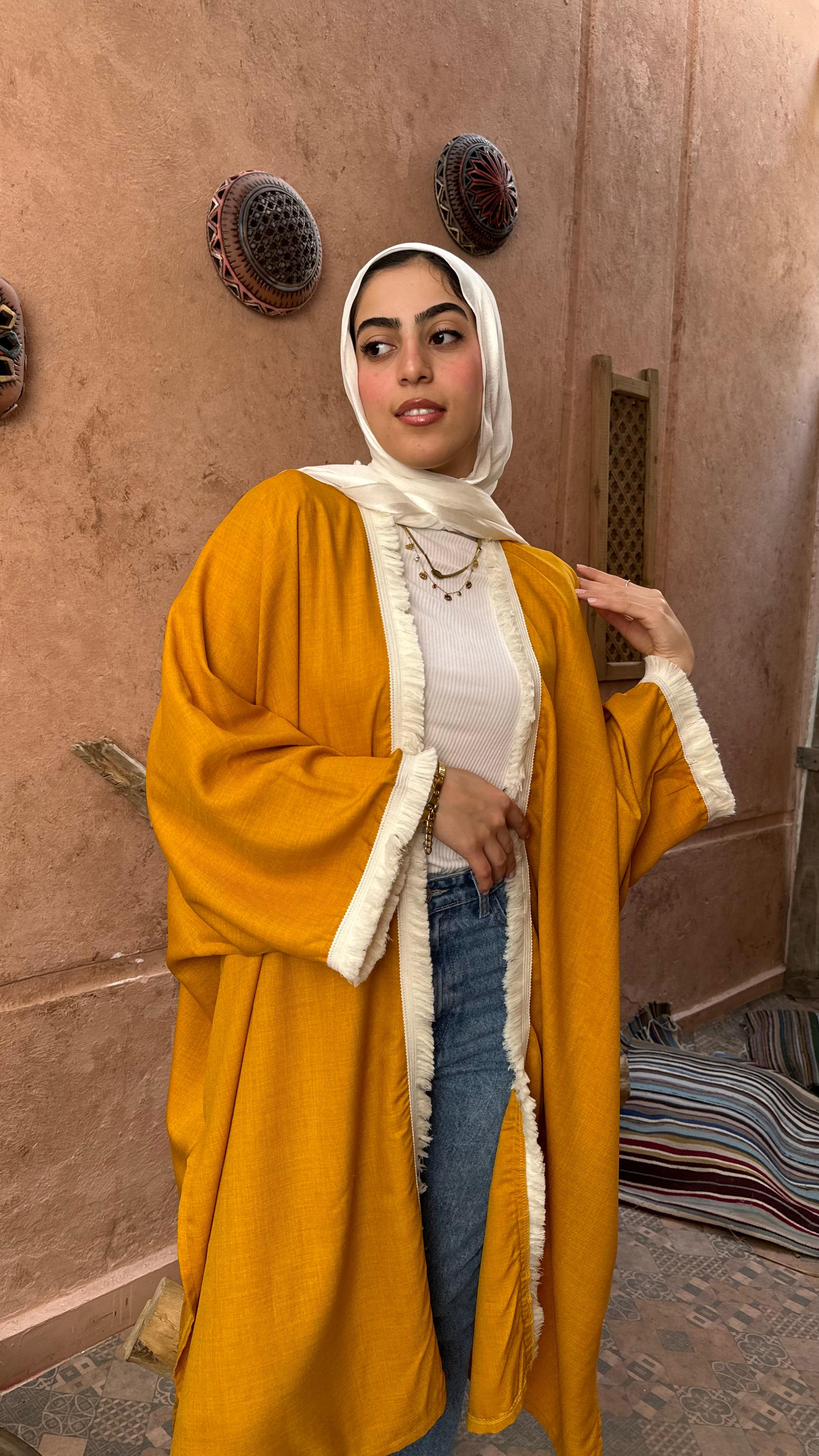 Ella kimono in Mustard