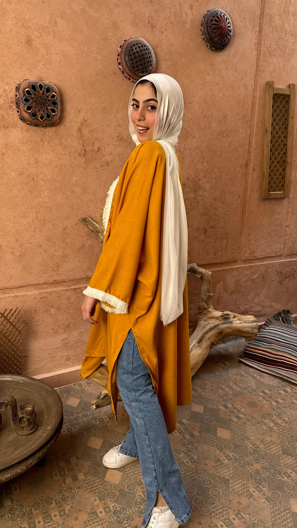 Ella kimono in Mustard