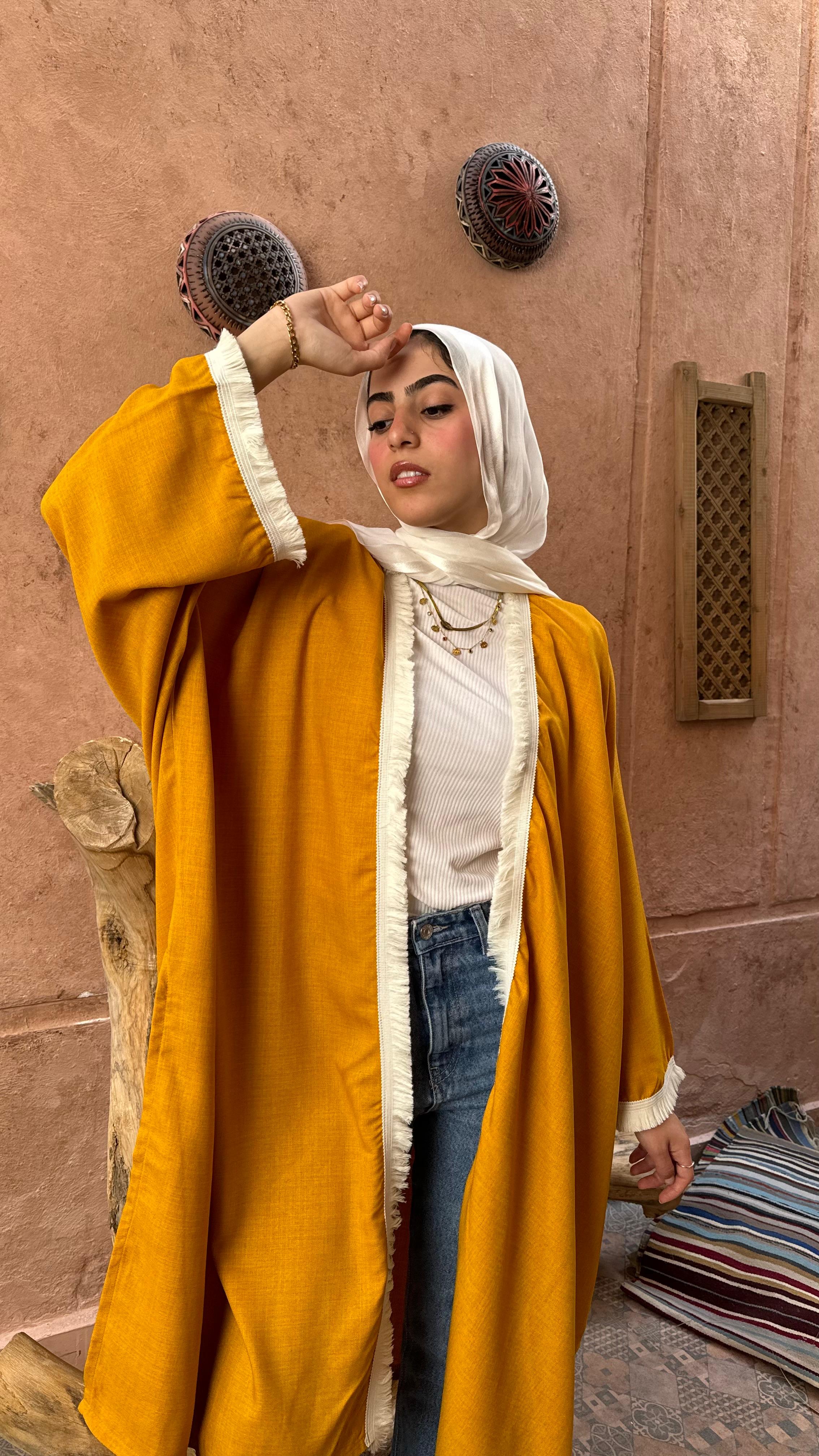 Ella kimono in Mustard