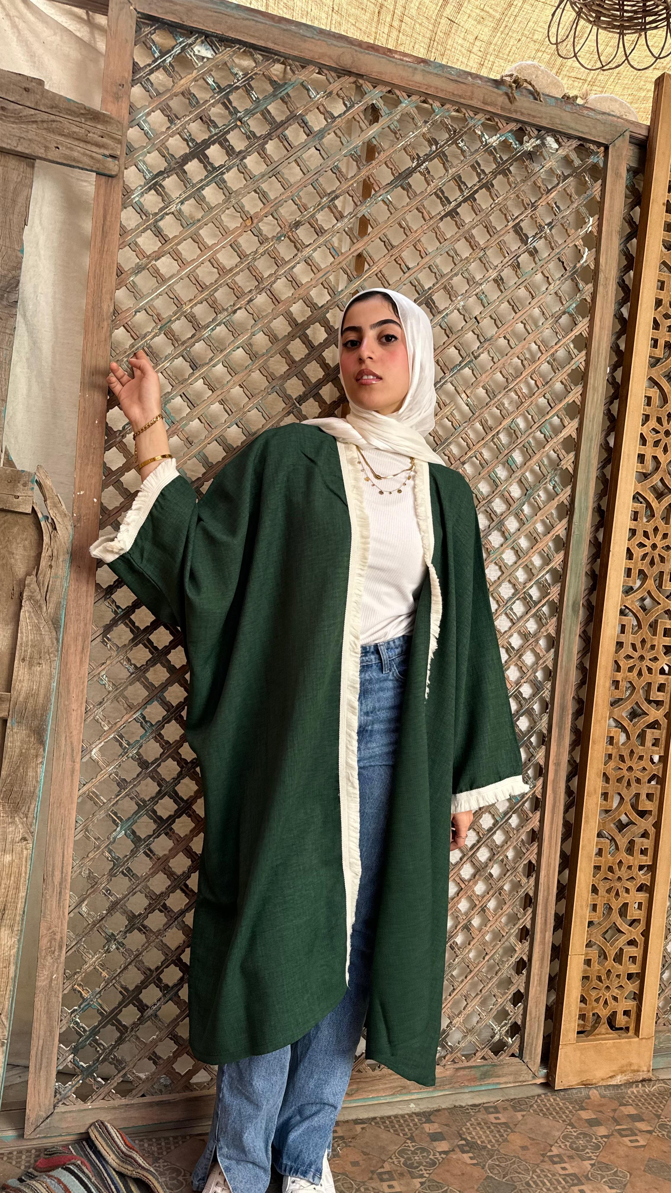 Ella kimono in Olive