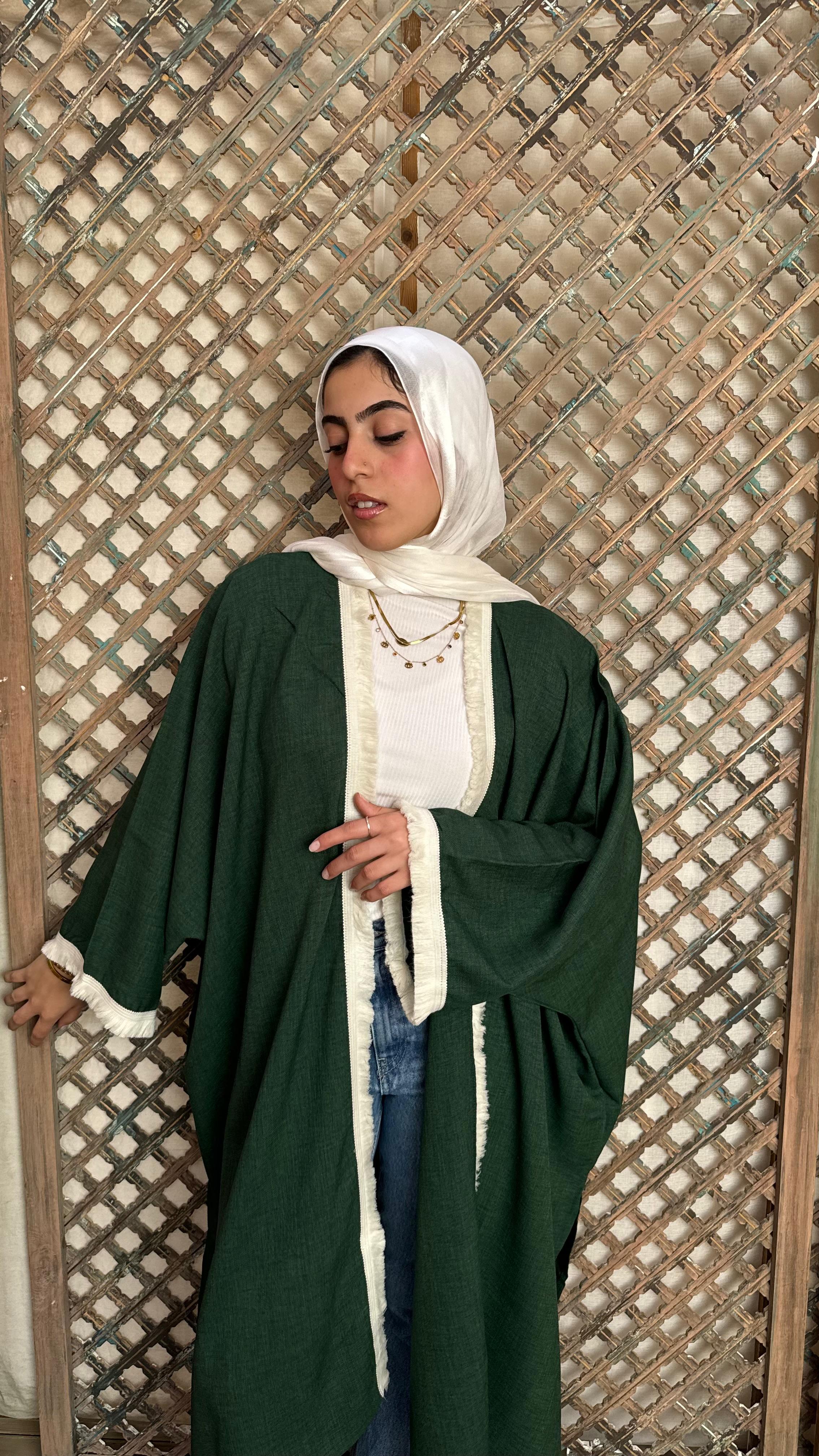 Ella kimono in Olive