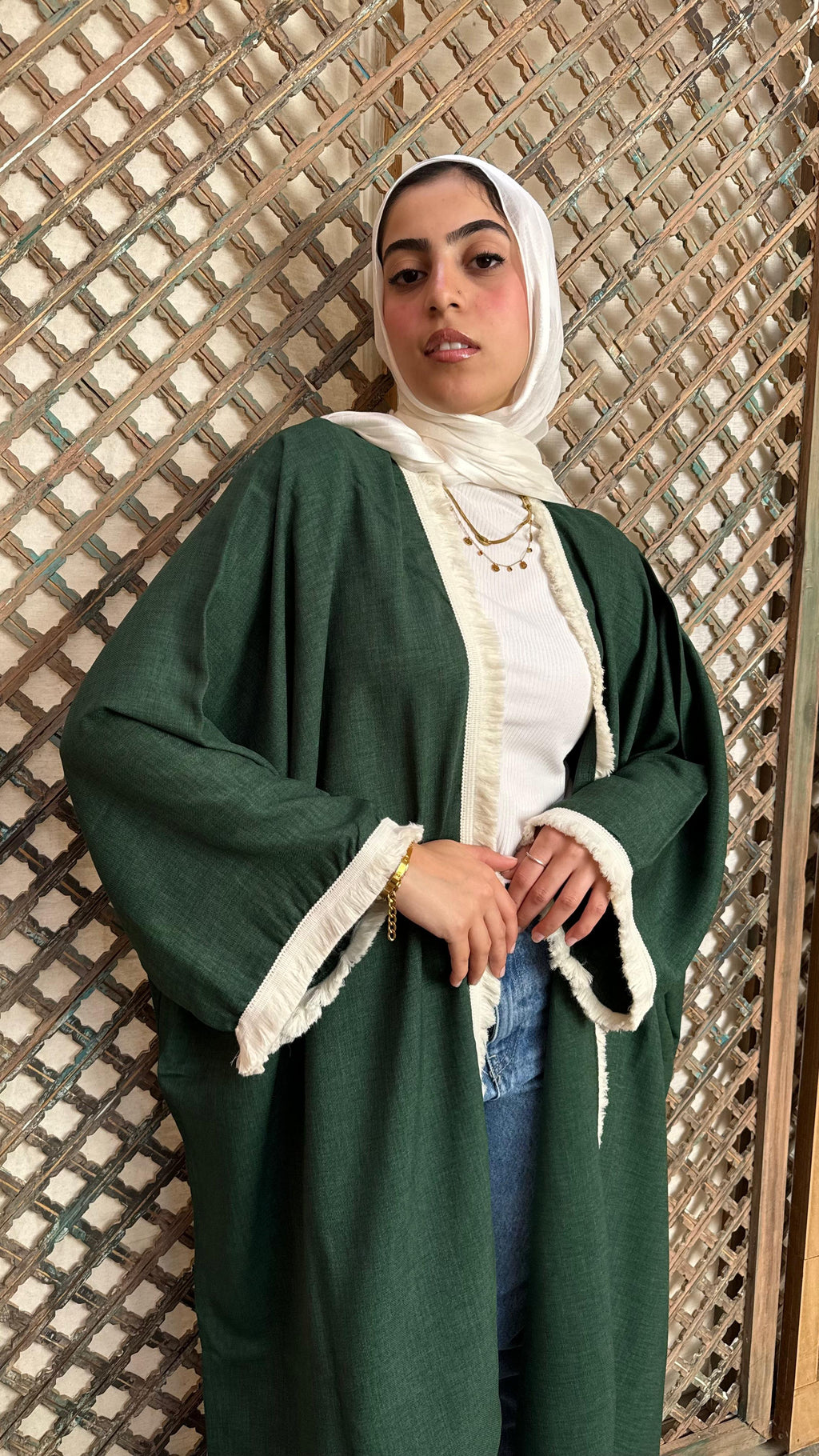 Ella kimono in Olive