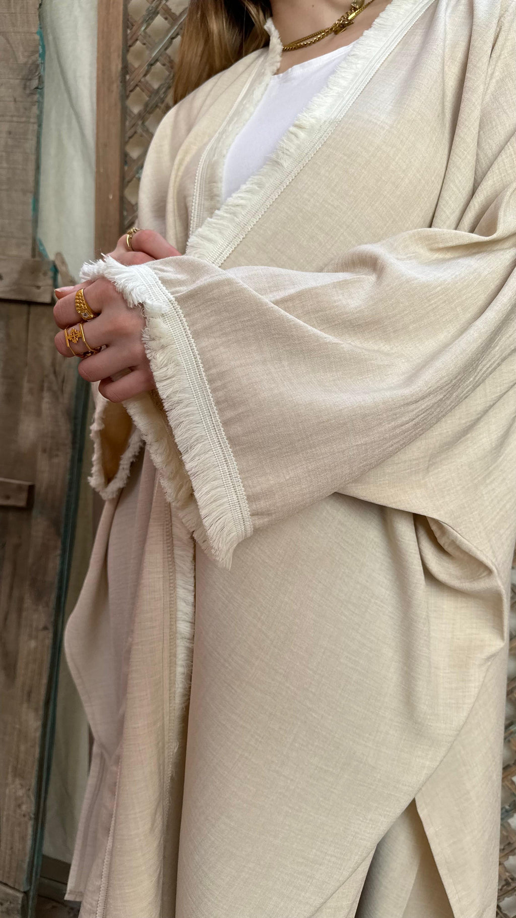 Ella kimono in Beige